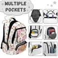 thumbnail image 7 of HUIACONG 4PCS Axolotl Dessert Girls Backpack Set, 17" Cute School Bookbag with Lunch Bag Pencil Case Water Bottle Sleeve, Lightweight for Age 7-13, 7 of 7