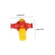 thumbnail image 3 of Portable Music Whistle Plastic Construction Smooth Texture Festival Essential Safety Tested Whistle for Dance Parties White and black, 3 of 4