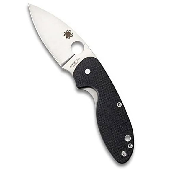 Spyderco C216GP Efficient Folder 2.98" 8Cr13MoV Stainless Steel Drop Point G10 Black