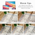 thumbnail image 3 of Balacho Traditional Farmhouse Floral Indoor Beige Area Rug for Living Room, 6' x 9', 3 of 7