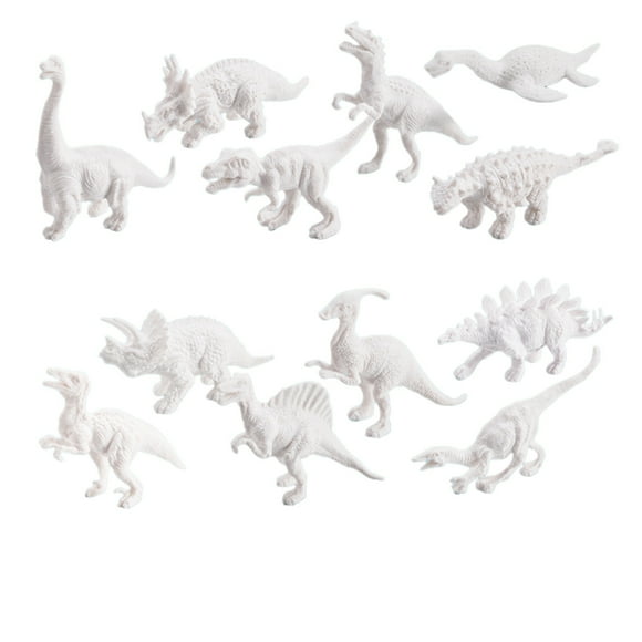 Q-475 Boy Girl Diy Painted Dinosaur Molds 12 Pack Childrens Drawing Toy Craft Set Art Kit