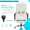 YODOLLA HighBack Office Chair with Heat & Massage, Ergonomic Desk