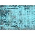 thumbnail image 1 of Ahgly Company Indoor Rectangle Abstract Light Blue Modern Area Rugs, 7' x 10', 1 of 4