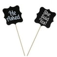 thumbnail image 4 of Milisten 1 Set Wedding Creative Props Wooden Signs 36*4.7in Multi Color Rectangular for Engagement Photos, 4 of 6