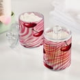 thumbnail image 5 of Ryvnso 2 Pack Qtip Holder Organizer Cherry on Wave Bathroom Cotton Swabs Cans Storage Canister, 5 of 7
