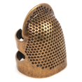 thumbnail image 2 of 2pcs Adjustable Thimble Household Sewing Brass Metal Thimble Adjustable Brass Metal Thimble Adjustable Knitting DIY Tools Quilting Craft Brass Metal Thimble, 2 of 6