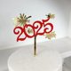 thumbnail image 5 of Adorno para tarta de Feliz Año Nuevo 2025 Adorno para tarta de Feliz Año Nuevo 2024 Suministros para fiestas Adorno para tarta de Feliz Año Nuevo (5 piezas de Feliz Año Nuevo dorado y rojo), 5 of 5