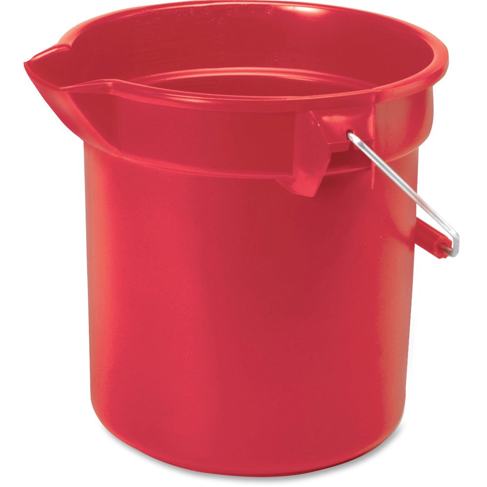 Rubbermaid Commercial, RCP261400RD, Brute 14quart Round Bucket, 1 Each