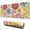 Pioneer Flower Floral-1, variant on Long Mouse Pads for Desk,Pioneer Flower Floral Print Pattern Desk Mats on Top Of Desks, Desk Mouse Pad Extra Large with 3mm Non-Slip Base and Stitched Edge for Gaming,Office,Work,Home 31.5"x11.8"
