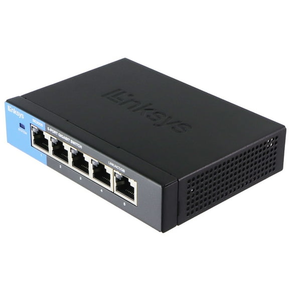 Linksys Commutateur Ethernet Gigabit 5 Ports (SE3005) (Utilisé)