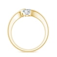 thumbnail image 2 of Rosec Jewels Lab Grown Diamond Designer Engagement Ring, 0.6 Carat, EF-VS Grade, 10K Yellow Gold, US 9.00, 2 of 8