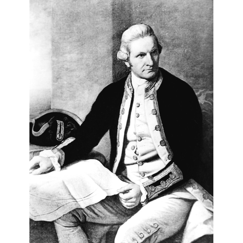 Captain James Cook History (18 x 24)
