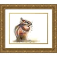 thumbnail image 1 of Shefranov, Olga 32x26 Gold Ornate Wood Framed with Double Matting Museum Art Print Titled - Nibbler, 1 of 4