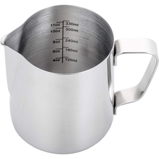 Jarra para espumar leche espresso de 20 oz, jarra para vaporizar espresso de 20 oz, taza para espumar leche de café, jarra para vaporizar café de 20 oz/600 ml
