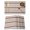 Reddish brown, gray, khaki, variant on Green Grey Striped Placemats Set of 12, Farmhouse Stripes Modern Abstract Art Placemats for Dining Table, Place Mats for Kitchen Tabletop, Waterproof Wipeable Dining Table Mats Set