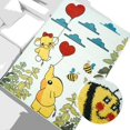 thumbnail image 2 of Ladole Rugs Colorful Elephant Baloon Yellow In Out door Play Rug Mat Carpet for Kids Children Baby Little Girl Boy Bed room Small Large Non Slip Skid Size 3x5. 4x6, 5 x 8, 7 x 10, 9 by 12, 11 feet ft, 2 of 4