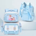 thumbnail image 2 of jiaxiM School Backpacks Large Storage Spacious Shoulder Lightweight School Bag for Ages 5th 6th 8th 10th, Primary, Middle Elementary, Campus, Outdoor, Field Trip, 2 of 5