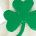 thumbnail image 6 of DII Novelty Green Shamrock Napkin Rings, Set of 6, Casted Brass, Multiple Patterns, 6 of 6