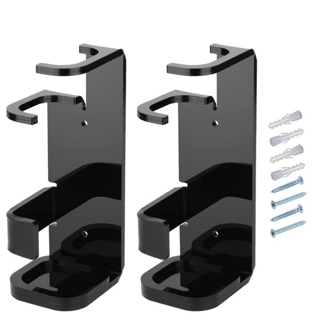 Yhmxh Organizadores y almacenamiento Soporte para sable de luz de duelo, vertical u horizontal, doble, para varita y espada Almacenamiento de ducha almacenamiento de cocina Almacenamiento de juguetes