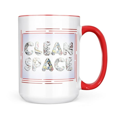 

Neonblond Clean Space Paper Recycle Art Mug gift for Coffee Tea lovers