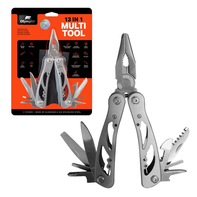 Olympia Multitool 13 Functions – Silver