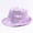 Rose Gold, variant on Sequin Fedora Hat for Men Women Hip Hop Hat Jazz Sequin Bowler Cap Stage Performance Vintage Jazz Hats for New Year