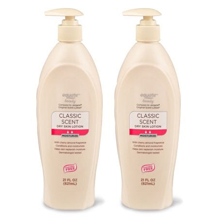 Beaute Lotion - (2 Pack) Equate Beauty Dry Skin Lotion, Classic Scent, 21 Oz