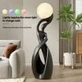 thumbnail image 3 of Luxury Abstract Art Floor Lamp Modern Sculpture Home Decor Multi-Color Mood Light with USB Charging for Living Room Decoration, 3 of 10