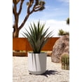 thumbnail image 4 of Veradek Mason Series Kona 20" Plastic-Stone Planter 2-Pack White, 4 of 8
