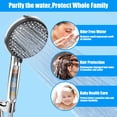 Showerhead 8Mode High Pressure Showerhead 59" Inches Extralong Hose
