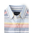 thumbnail image 3 of The Children's Place Boys Short Sleeve Striped Button-up Shirt, Sizes XS-XXL, 3 of 3