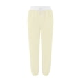 thumbnail image 3 of SNKSDGM Women's Plus Womens Sweatpants Joggers with Pockets White Linen Pants Women Tall Women Bottom Sweatpants Joggers Pants Workout High Waisted Yoga Pants with Pockets, 3 of 4