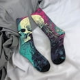 thumbnail image 5 of Logiee Cartoon Art Skull Print Adult Socks for Men & Women,Calf Socks, Ankle Socks,Boots Socks,Breathable Casual Sock,Unisex Crew Socks, 5 of 6