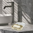 thumbnail image 2 of Unique Bargains 1 Pc Waterproof Soap Holder with Cover White Clear Soap Holder for Bathroom 5.51"x4.13"x1.81", 2 of 6