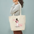thumbnail image 5 of CafePress - Why Because I'm The Nurse Tote Bag - Unisex Canvas Tote Bag, Beige, 1-Piece, 5 of 9