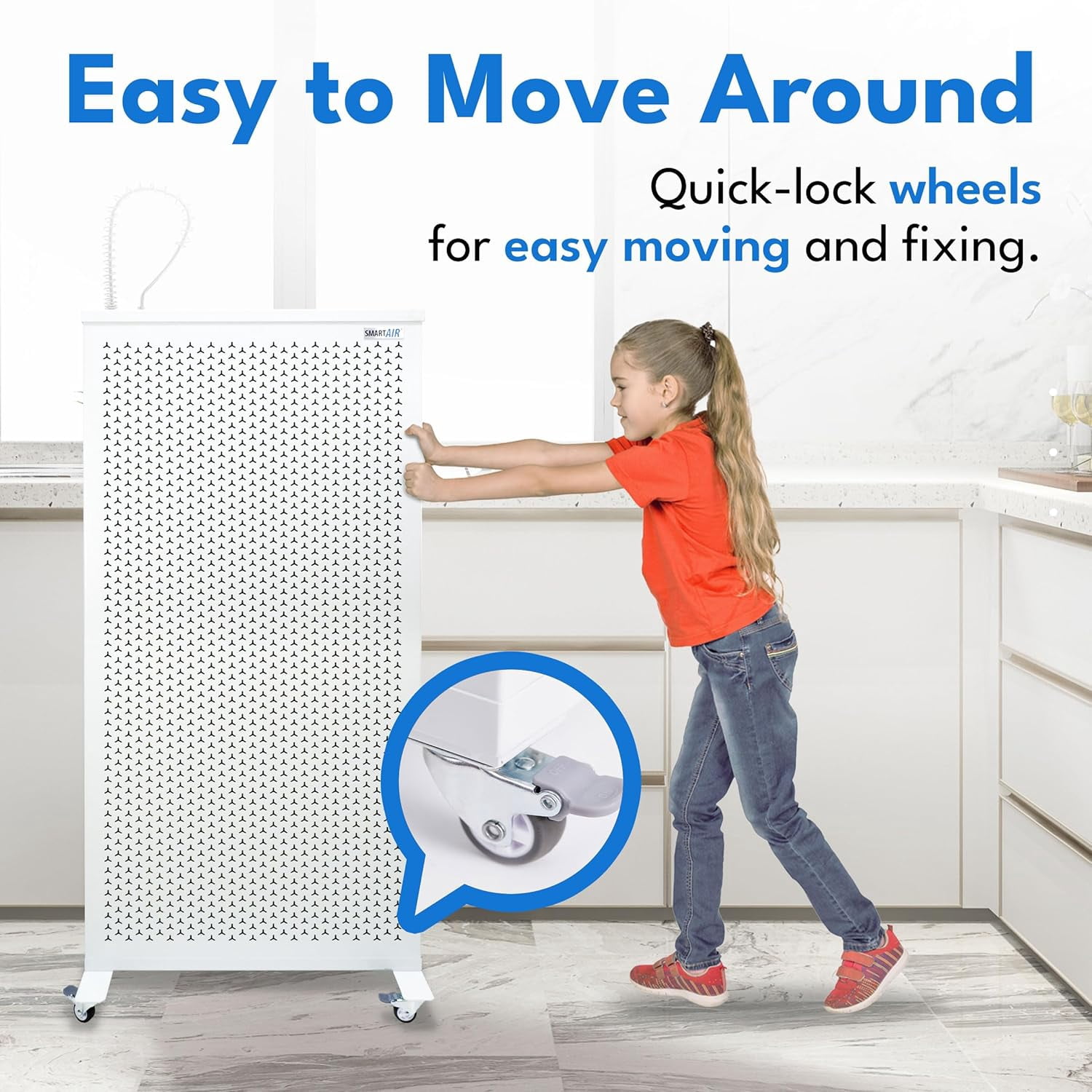 Smart Air Blast MKII Commercial H13 HEPA Air Purifier for Large Spaces