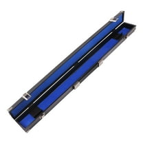 GSE Games & Sports Expert 32" Blue Billiard Pool Cue Hard Box. Hard Leatherette Billiard Pool Cue Case for 2-Piece Pool Cue Stick