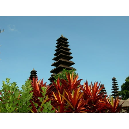 Canvas Print Church Taman Ayun Temple Bali Indonesia Exotic Stretched Canvas 10 X 14