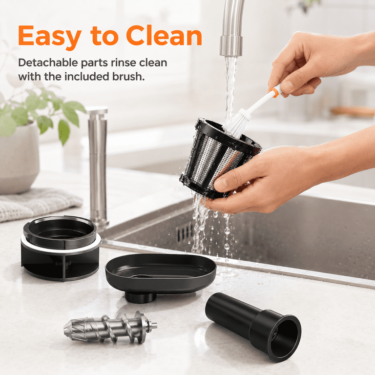 NICWIN Masticating Cold Press Juicer Machine photo 4