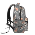 thumbnail image 3 of Honeii Bulldog Print Backpack for Both Men and Women, Basic Bookbag for College, Work, or Travel,Rucksack Computer Bag-One Size, 3 of 5
