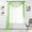 Lime, variant on Empire Sheer Voile Window Valence Scarf 216" LONG
