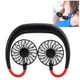 thumbnail image 1 of Ventilador Portátil con Banda para el Cuello Doble Recargable por USB Estilo Perezoso para Colgar en el Cuello 3 Velocidades para Viajes y Hogar ANGGREK Otros, 1 of 8