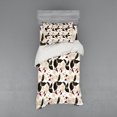 thumbnail image 2 of Ambesonne Floral Bedding Set 4 Pcs, Chinese Plum Pattern, Queen, Dark Brown Burgundy, 2 of 3