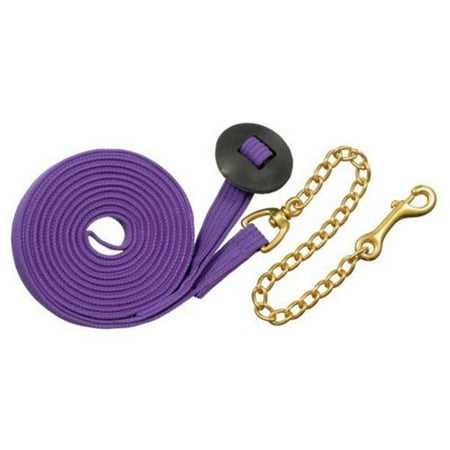 Tough-1 German Cord Lunge Line with Heavy Chain