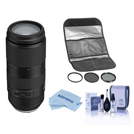 UPC: 0192223133990 | 100-400mm f/4.5-6.3 Di VC USD Lens for Nikon F  Bundle with Hoya 67mm Filter Kit II  Cleaning Kit  Cleaning Cloth
