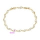 thumbnail image 2 of Hermosa Pulsera Ajustable Rombos Swarovski Oro 14k Lam Dama dorado Unitalla, 2 of 8