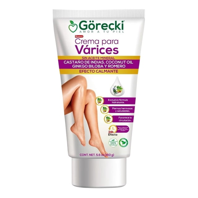 Crema Para Varices Efecto Calmante 160 grs. Gorecki Gorecki Crema Para Varices