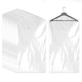 thumbnail image 1 of Pack Of 20 Garment Bags Transparent Garment Covers Plastic Clothes Protector 60 X 90 Cm Hanging Clothes Dustproof Garment Bags For Suits Dresses Jacke, 1 of 5