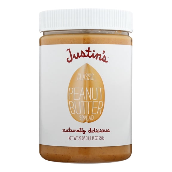 Justin's Nut Butter Peanut Butter - Classic - Case of 6 - 28 oz.
