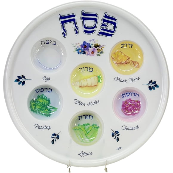 Rite Lite Printed Disposable Seder Plate - Elegant Printed Seder Plate, Passover Gifts, Passover, Seder Plates for Pesach and all Seder!